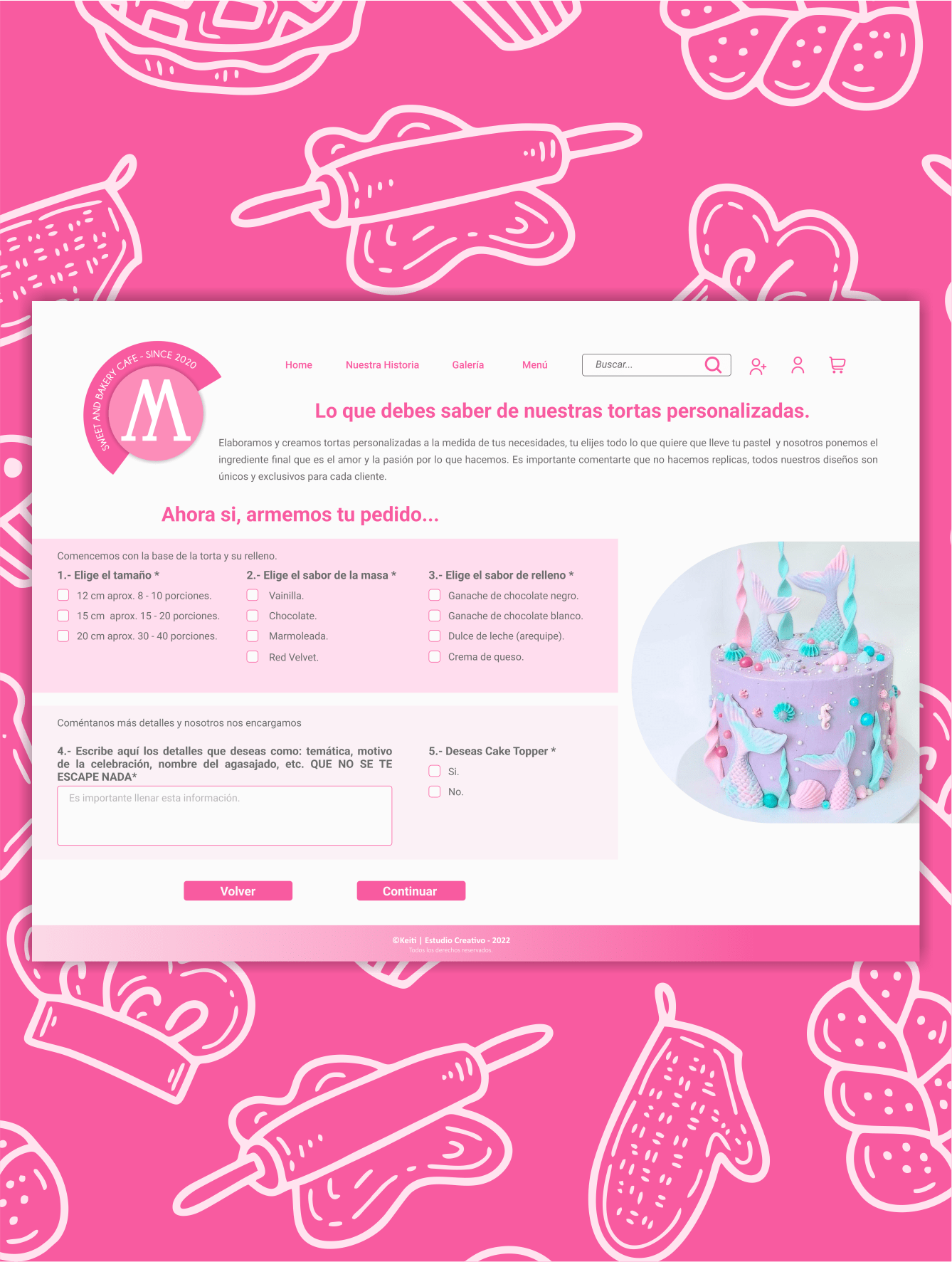 Pastelería | Proyecto de Katherine