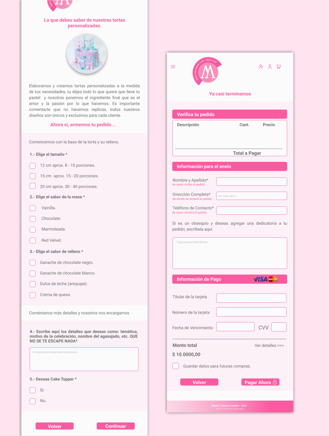 Pastelería | Proyecto de Katherine